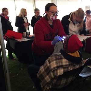 Pre-Screening Dental Tent City