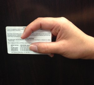 Dental Insurance Card