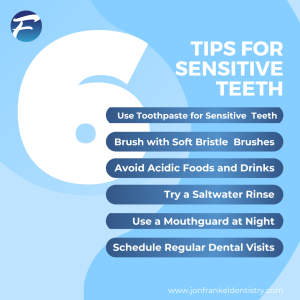 six tips on how to help sensitive teeth. 